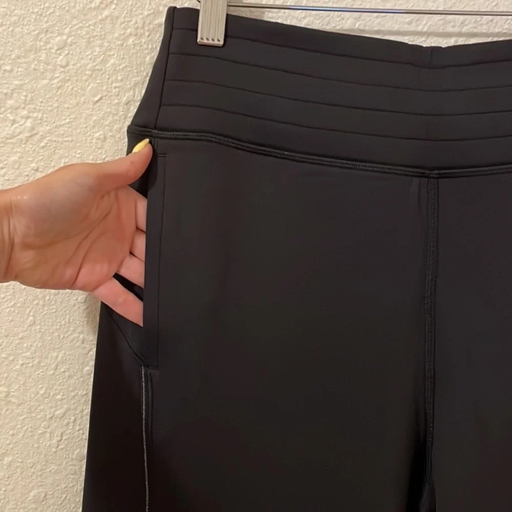 Lululemon Flurry Up Jogger high rise thermal reflective trim fleece interior 6 - Picture 6 of 16